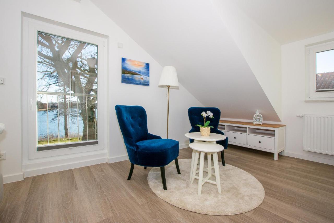 5 Sterne Ferienhaus Direkt Am See Mit Sauna-Kamin-Garten Krakow am See Eksteriør billede